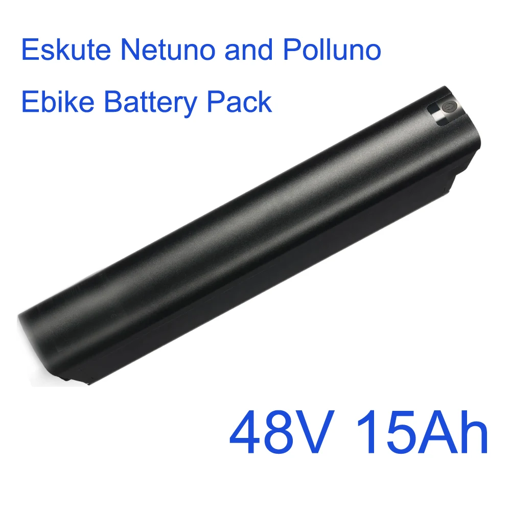 Integrated Battery 48V 15Ah Battery Pack for Eskute Netuno and Polluno Ebike Replacement