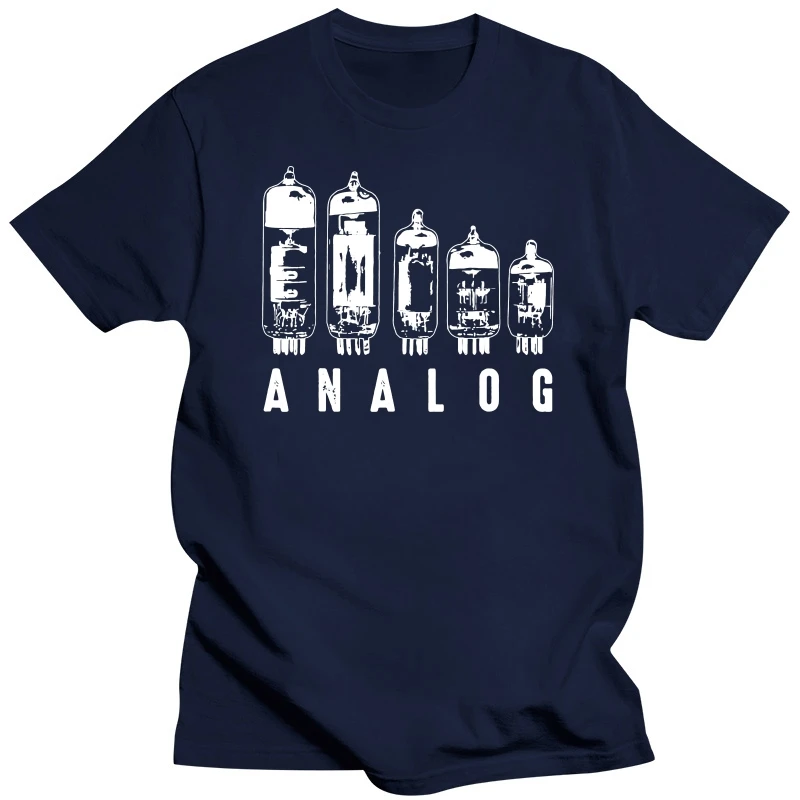 Novelty Cool Analog Vacuum Tubes Funny Electron Valve Lover T Shirts Streetwear Short Sleeve Birthday Gifts Summer Style T-shirt