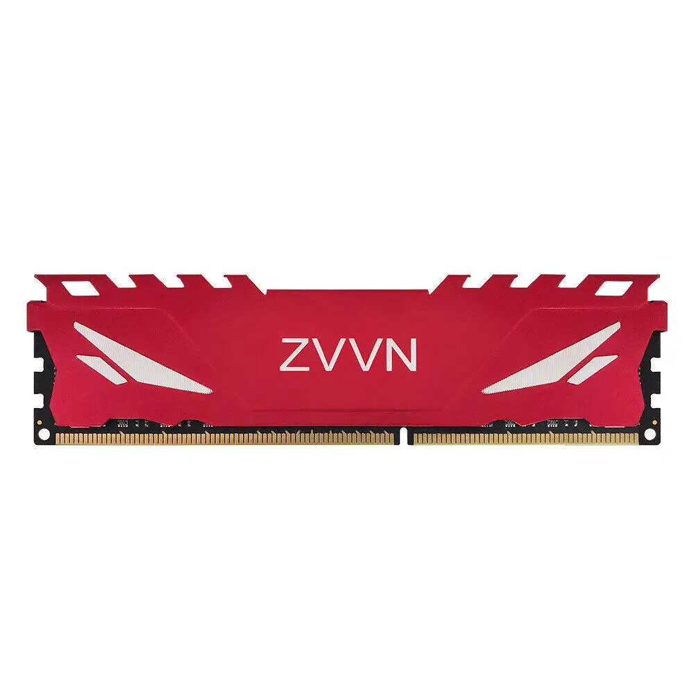8GB DDR3 2400MHz OC PC3-19200 240Pin Overclocking Desktop XMP PC Memory ZVVN Red