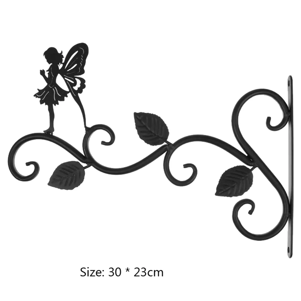 

11.8inch Hanging Plant Bracket Rustic Home Decor Iron Decorative Wall Hanger Hooks Hanging Plant Hooks for Bird Feeder Lanterns