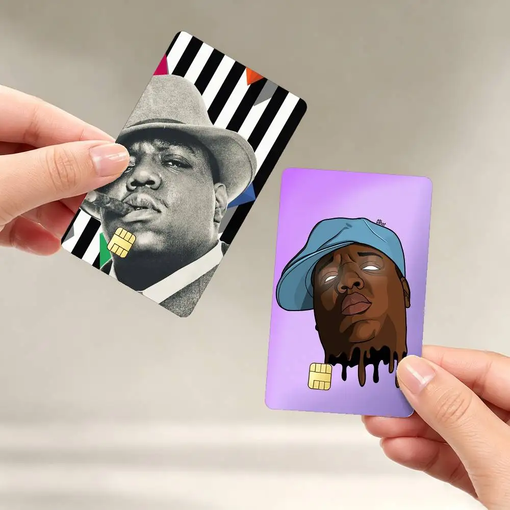 Водонепроницаемые наклейки-пленки B-Biggie Smalls Notorious BIG Art Sticker для кредитных и дебетовых карт