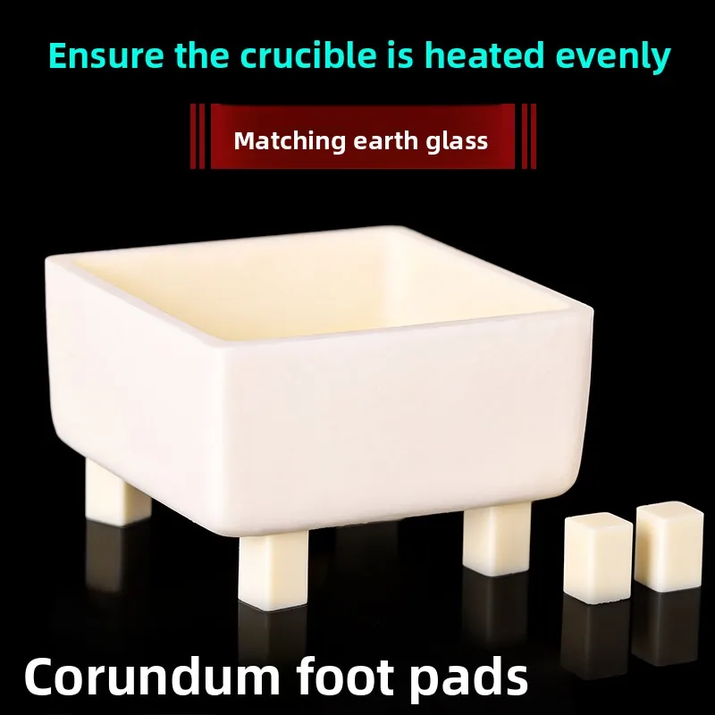 

99 Alumina Corundum Foot Pad High Temperature Resistant for Large Crucible 99 Alumina Ceramic Sheet