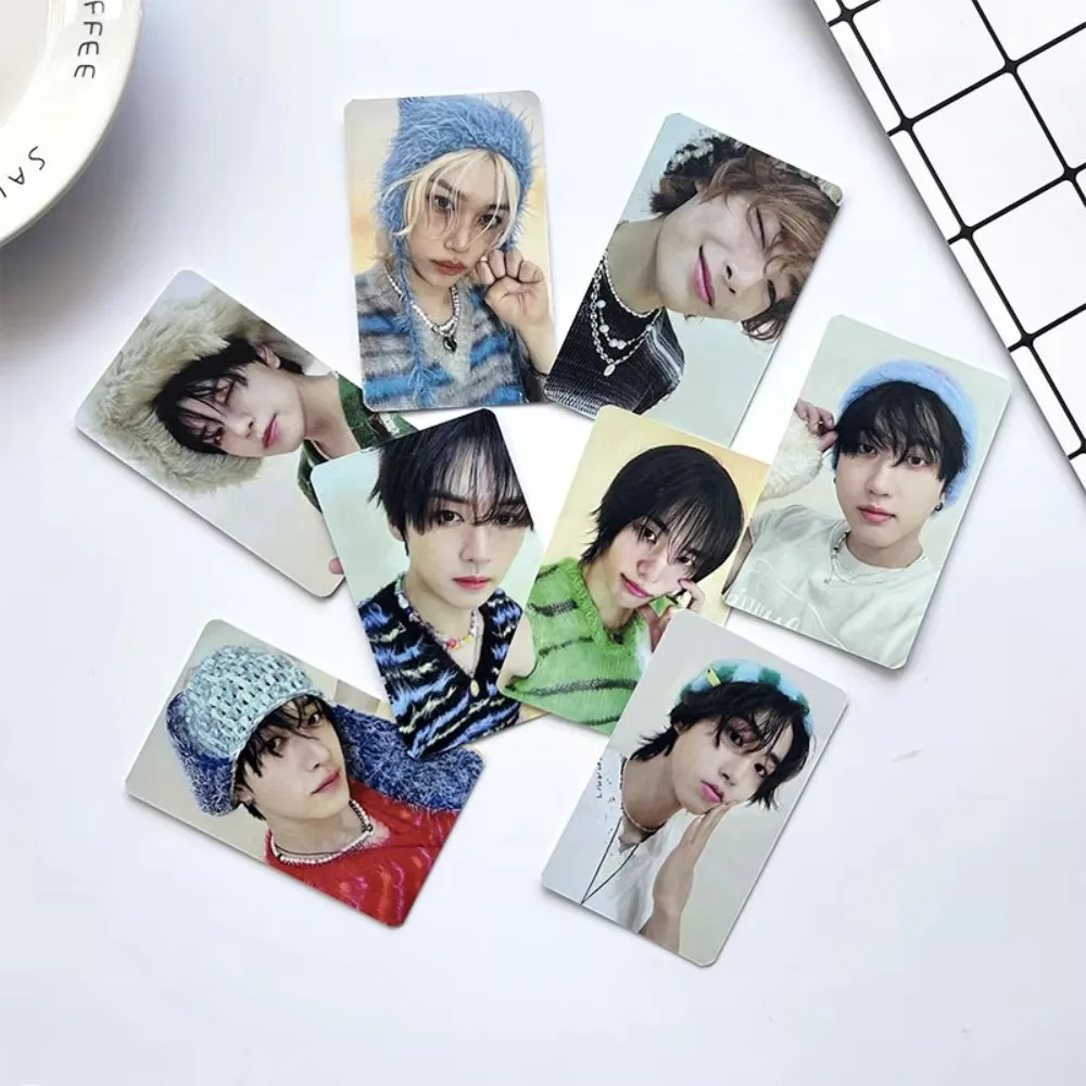 8Pcs Kpop Group New Album ATE LOMO Card High Quality HD Photo Print Collectible Gift Celebration Postcard Small Cards