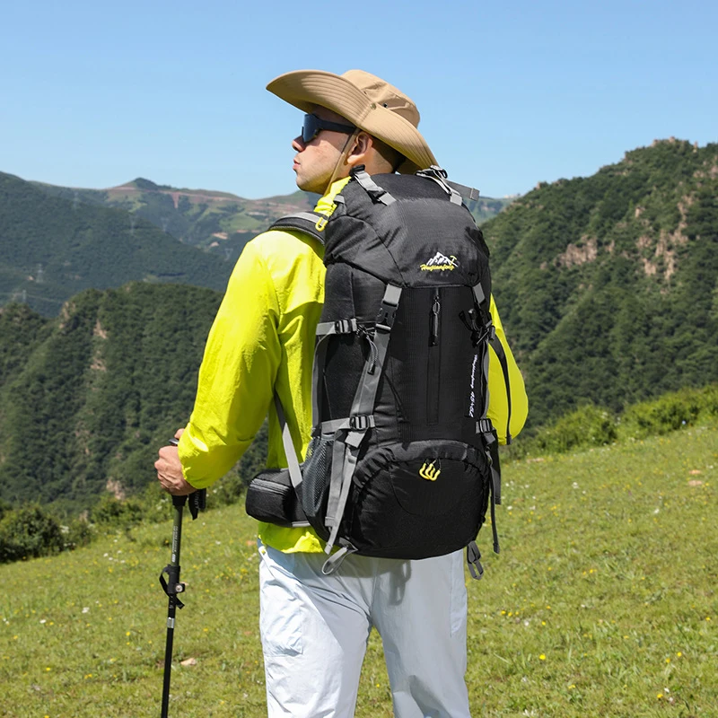 50L Hiking Mountaineering Camping Backpack Waterproof Lightweight Hiking Travel Bag Outdoor Men Women Camping Sports Backpack