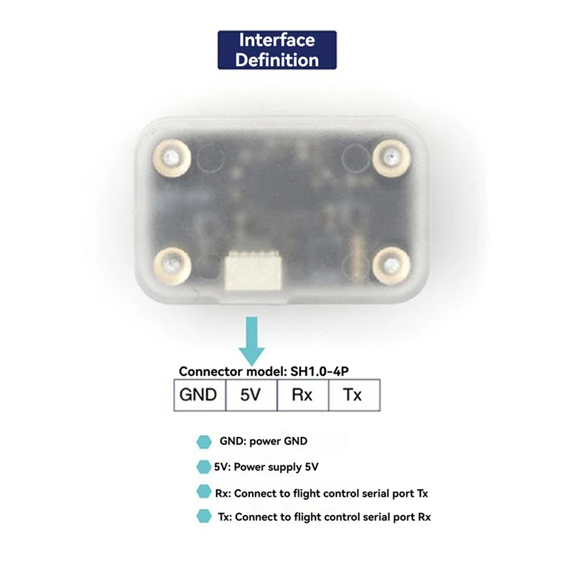 N11R-Micoair MTF-01P Optische stroom- en lidasensor voor drones UAV Indoor Positioning Module Navigatiemodule