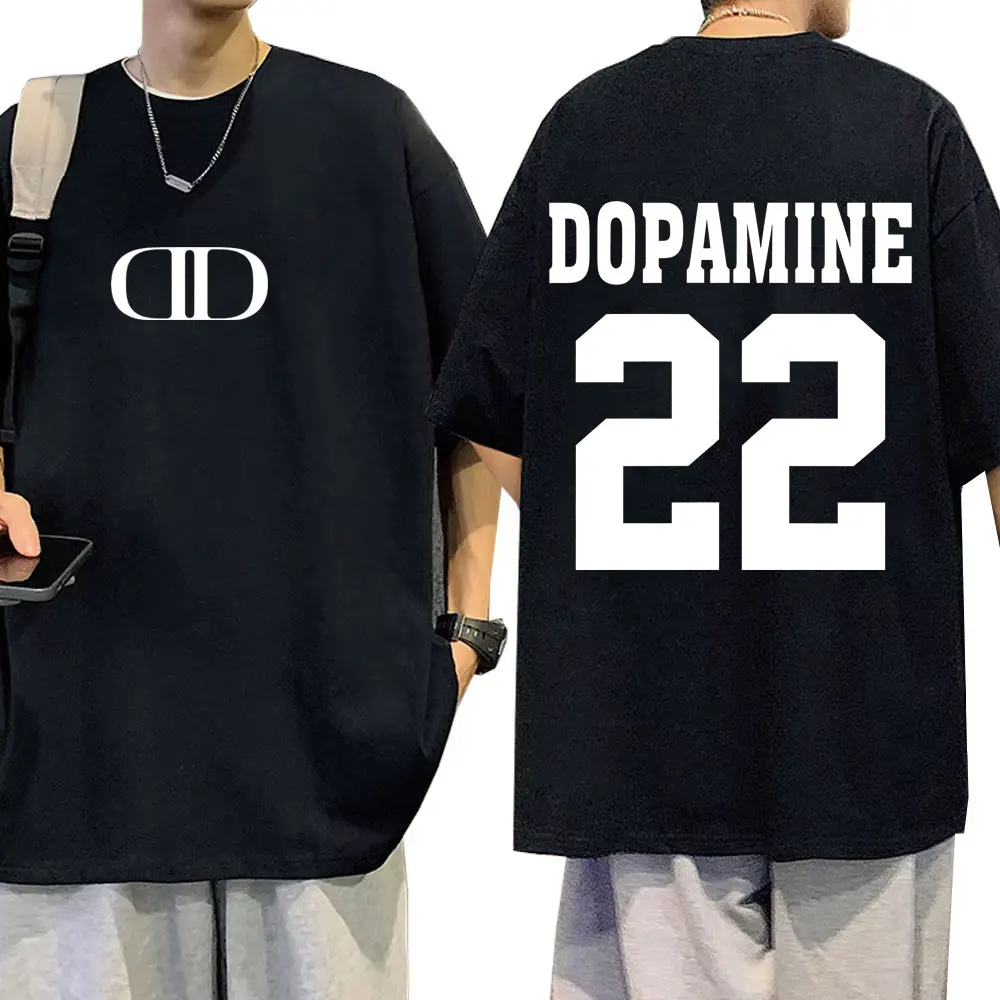 

Rapper Lil Tecca Dopamine 22 Graphic T-shirt Men Women Hip Hop Fashion Short Sleeve T Shirts Men's Vintage Oversized Streetwear