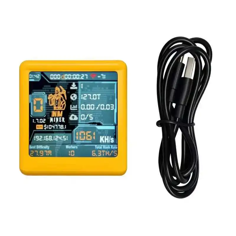 

NerdMiner nmminer-TV BTC Lottery Miner, низкое энергопотребление, неограниченный соло-режим, хешрейт 1024KH