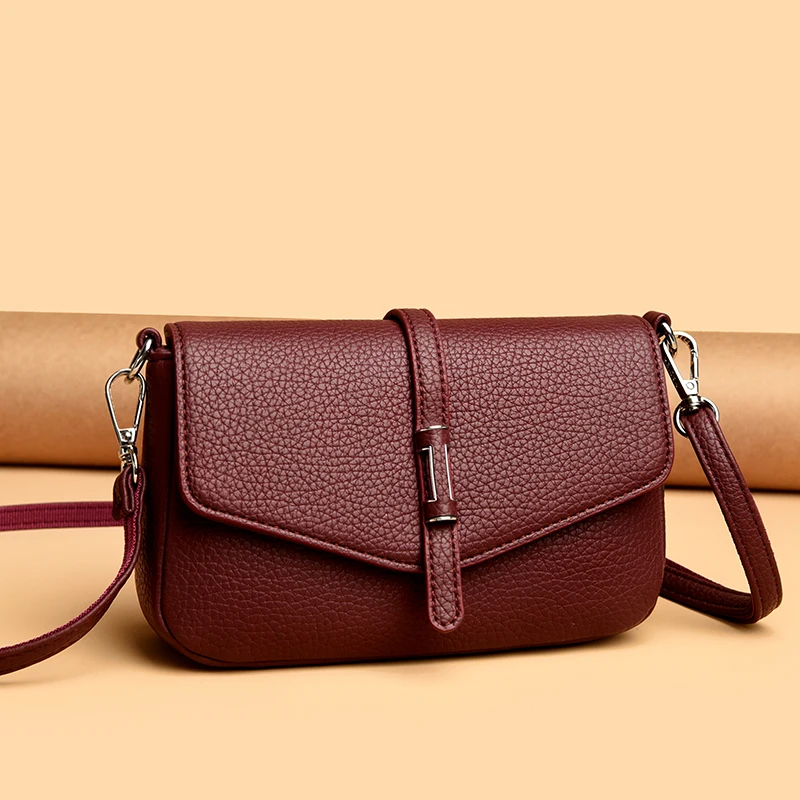 Modna damska torba Crossbody luksusowa markowa designerska damska torba na ramię wysokiej jakości miękka skórzana dziewczęca torebka bolsasa