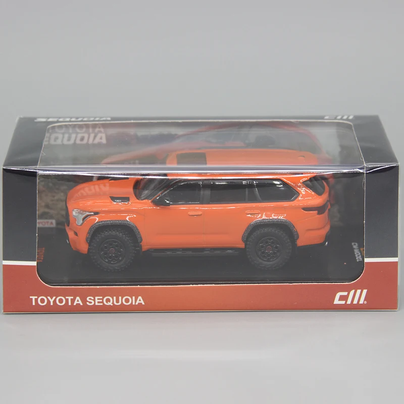 CM 1/64 Sequoia XK80 TRD Pro Legering Speelgoed Motorvoertuig Diecast Metaal Model Geschenken