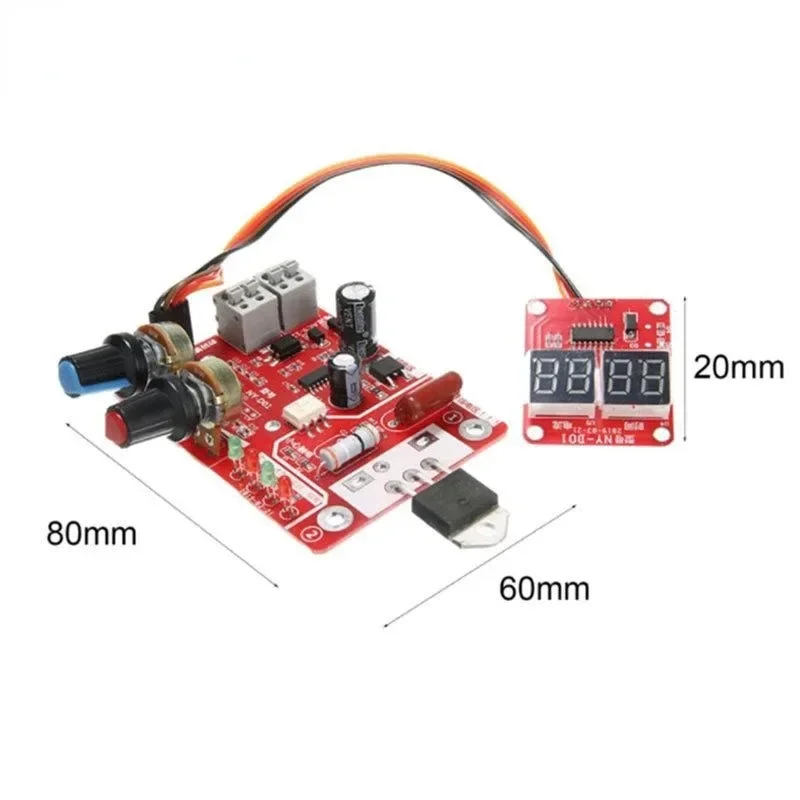 NY D01 Spot Welding Machine Control Board 40A 100A Spot Welding time And Current Controller AC 110V 220V to 9V Transformer Board