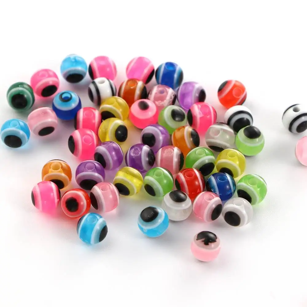 Tackle Fishing Accessories Fly Tying Bass Lure Spacer Beads Carolina Rigs Fishing Beads 3D Fish Eyes Fish Eye Fish Eye Beads