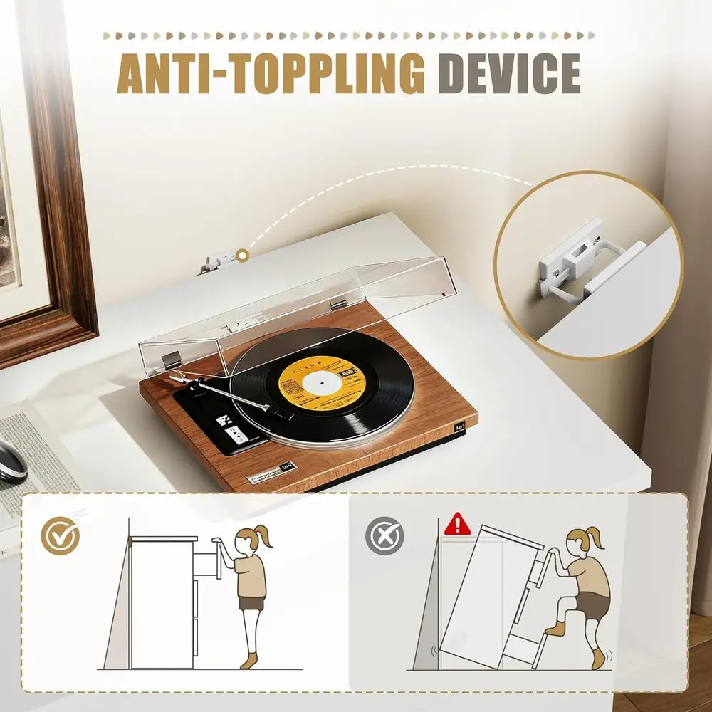 Komody DAFIFY z 6 szufladami, nowoczesne drewniane komody, szafka RTV do salonu, białe szafy do przedpokoju