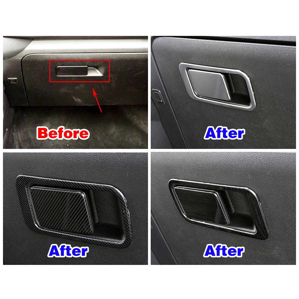 Interior Accessories For Haval Jolion 2021 2022 Car Center Control Glove Storage Box Handle Ring Cover Frame Trim Decoration