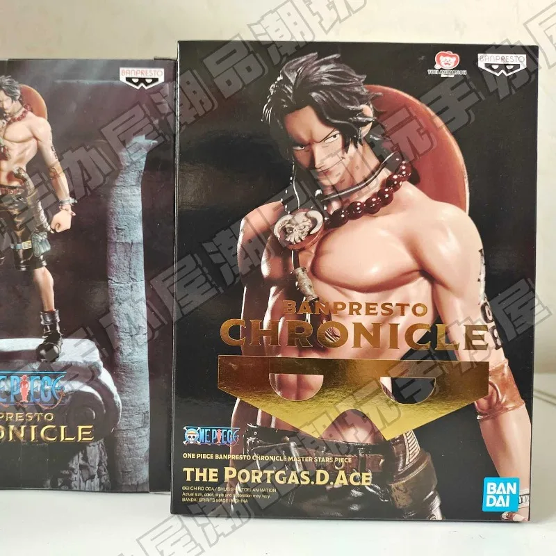 

Bandai Banpresto One Piece MSP Chronicle Portgas D Ace, оригинальная фигурка аниме, настольные украшения, модель куклы, детские игрушки