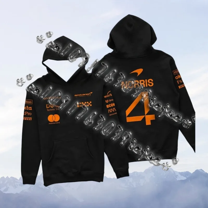 

2025 New Arrival Formula F1 Hoodie.McLaren-75 Anniversary limited Edition Norris 4 Streetwear