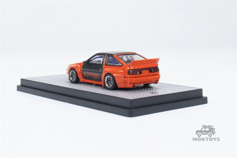 INNO 1:64 COROLLA TRUENO AE86 PANDEM / ROCKET BUNNY Orange Diecast Model Car