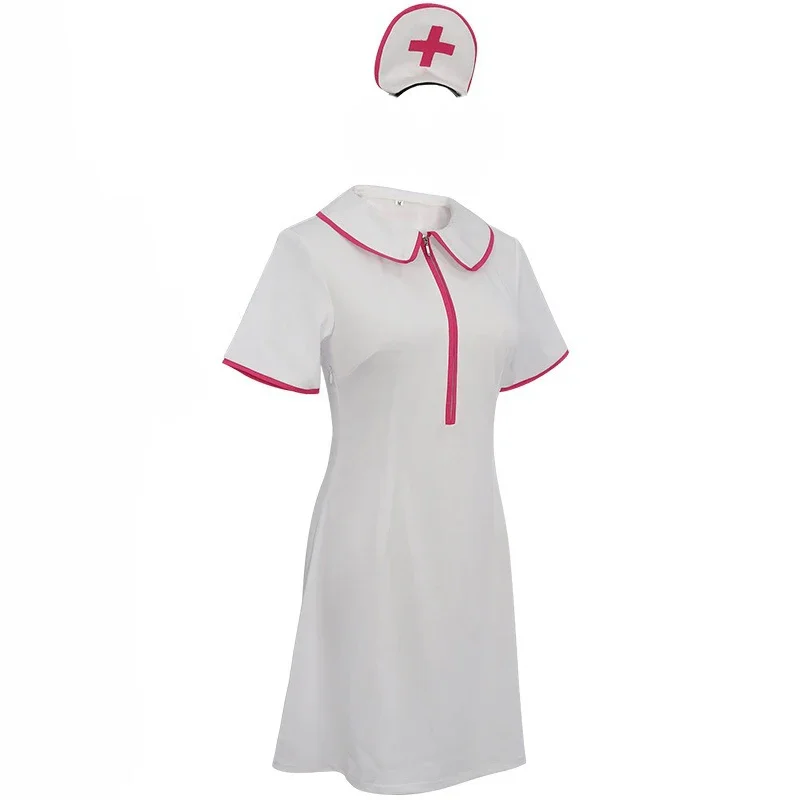 Power nurse cosplay anime chainsaw man cosplay sexy power nurse cosplay costume dress wig Halloween outfit dress for women girls