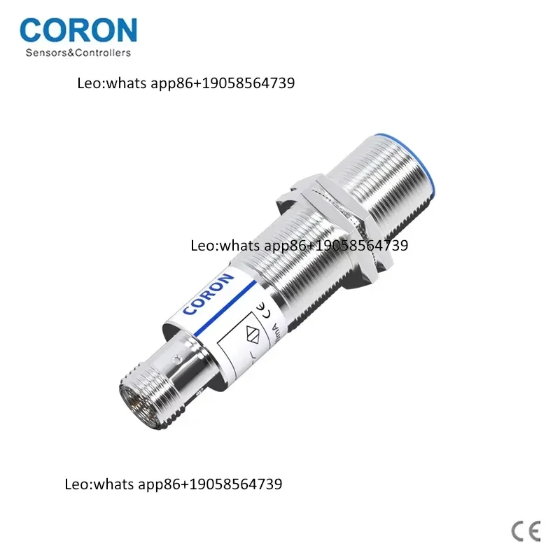 CORON Inductive Proximity Sensor CLJ-A18M-5ANA-G M18 Flush Sensing Range 5mm NPN Normally Open 10-30V DC for Metal Detection