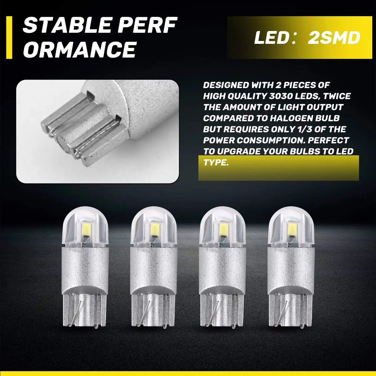 Canbus T10 168 194 W5W Dome License Side Marker LED Light Bulb White Main in Car Light