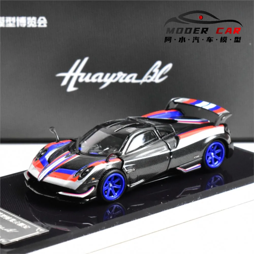 Demon King Auto 1:64 Lembrança Pagani Huayra BEIJING Auto Show Carro modelo fundido colecionável