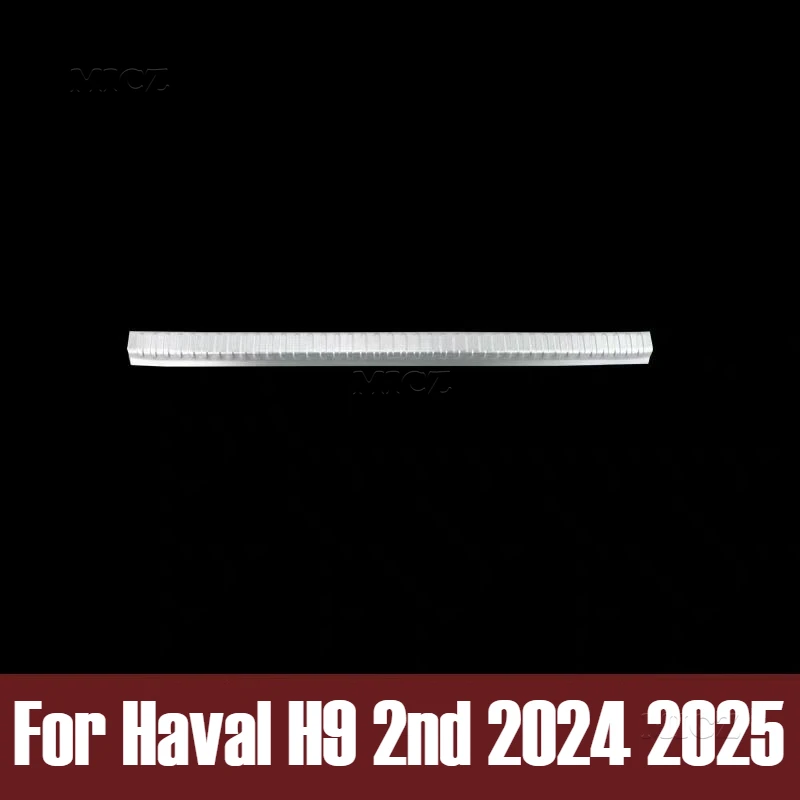 

Для Haval H9 2nd 2024 2025 автомобильные аксессуары, защита заднего бампера, окно, внешние плавки, декоративная пластина с защитой от царапин, крышка педа