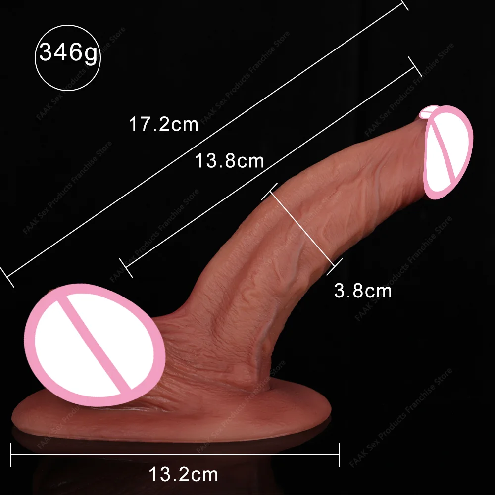 Realistic Skin Feeling Dildo Fake Penis Masturbator For Women Vagina Massage Sexy Toys For Woman Dildo With Suction Cup Buttplug