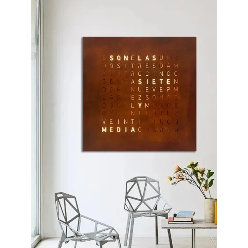 

Sandstone led luminous painting modern simple sofa porch model room hanging painting