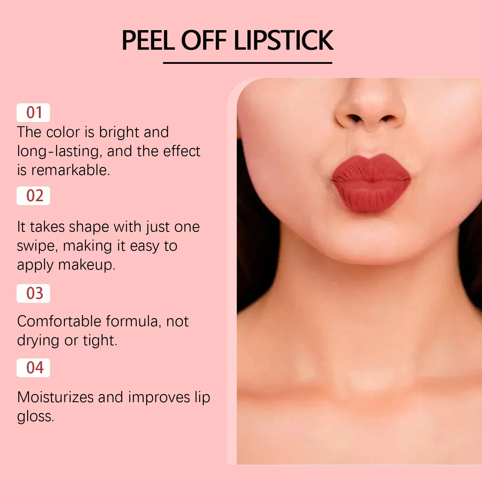 Peel Off rossetto Lip Liner Tattoo Waterproof Long Lasting Lip Glaze antiaderente Cup Matte Lip Tint Sexy Red Pink Makeup Cosmetic