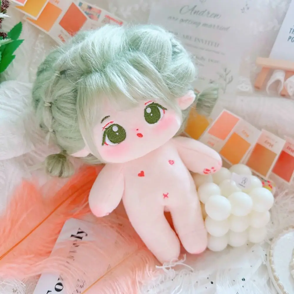 Durable Plush 20cm Cotton Doll Can Be Placed in A Shape Cartoon Plush Doll Anime Soft Stuffed Nude Doll