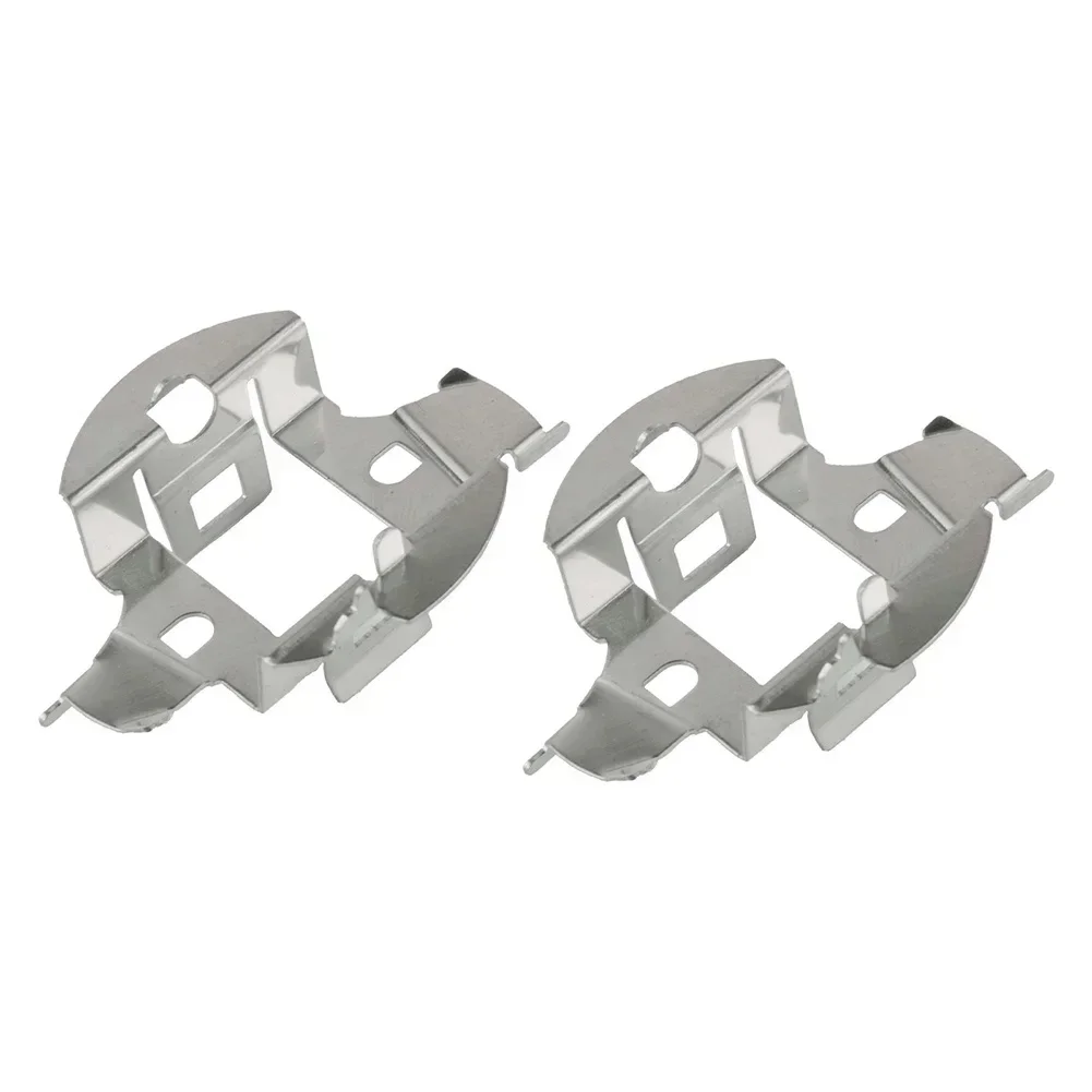 2pcs H7 HID Headlight Bulb Light Retainer Clip Sliver Adapters Holders For BMW For Mercedes Lamp Bulbs Retainer Clips