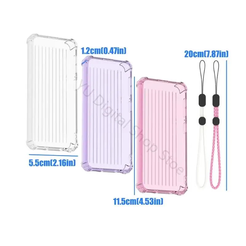 96BA Tägliche Tragetasche mit Handschlaufe für MP3-Player, flexibler TPU-Designschutz – Detail 6