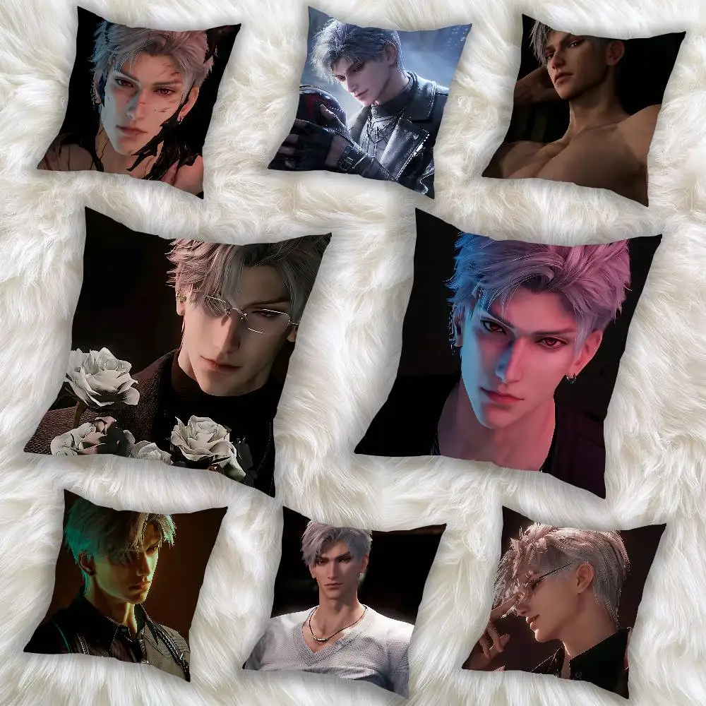 

game Love And Deepspace pillow cover living room sofa cushion cover bedroom room bed pillow cover home decoration