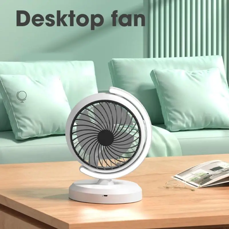 J6PE Quiet Operation Electric Fan Plastic Texture for Children Room