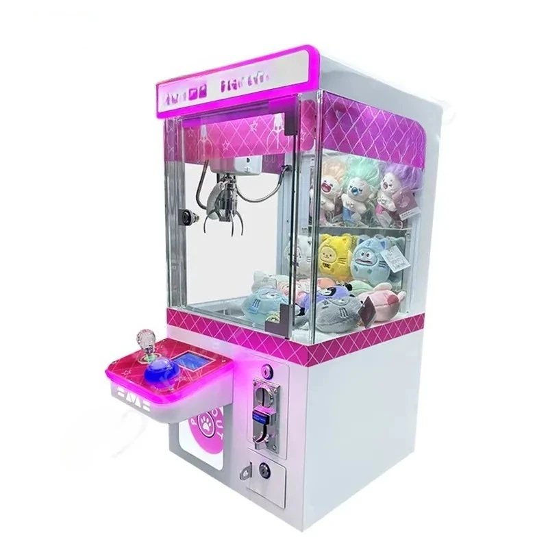 Mini Claw Machine for Arcade Game Metal Chassis High Quality Mini Doll Claw Candy Vending Machine Entertainment