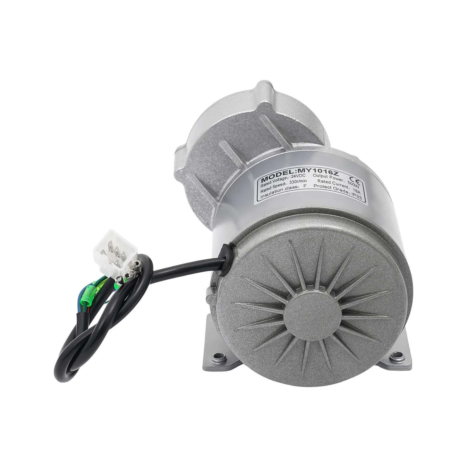 Motor Kit, Electric Motor, Brushless Motor 24V 500W×2 Set, Three Speed Reversible Handlebar Throttle, Dual High Power for E-Bike Scooter Tricycle Conversion, Durable Aluminum Iron Copper, Stable Strong Torque, DIY Upgrade Kit