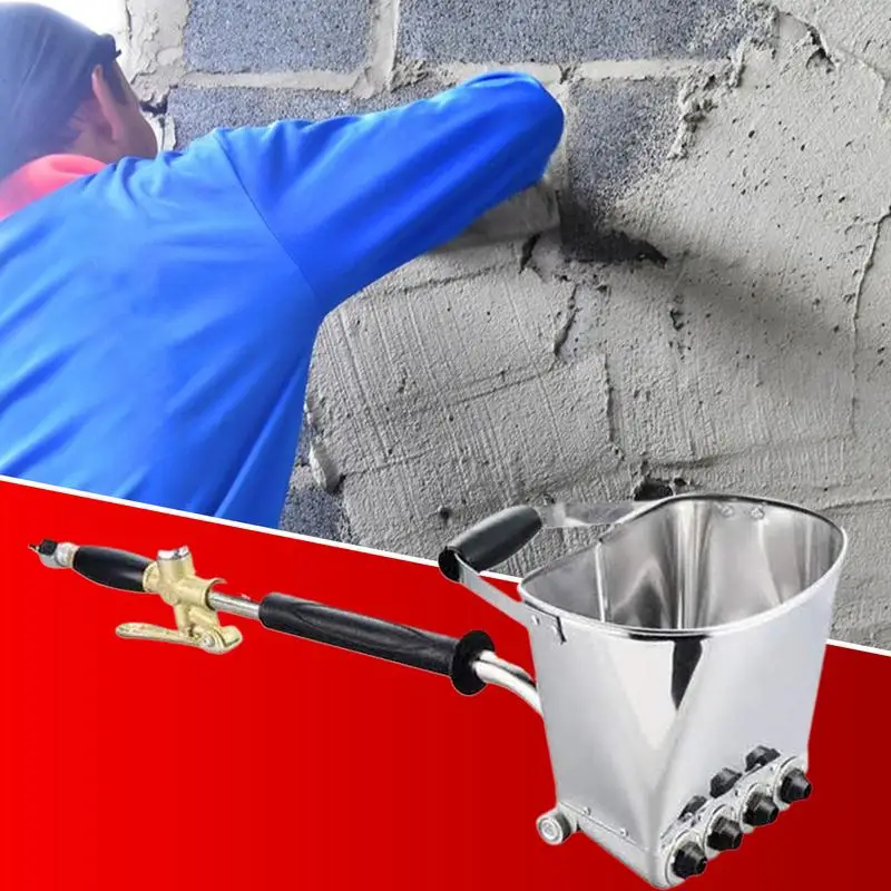 2025 جديد الاسمنت هاون الجص البخاخ المهنية بندقية رذاذ الاسمنت مع 4 طائرة ، بخاخ الملمس الجدار