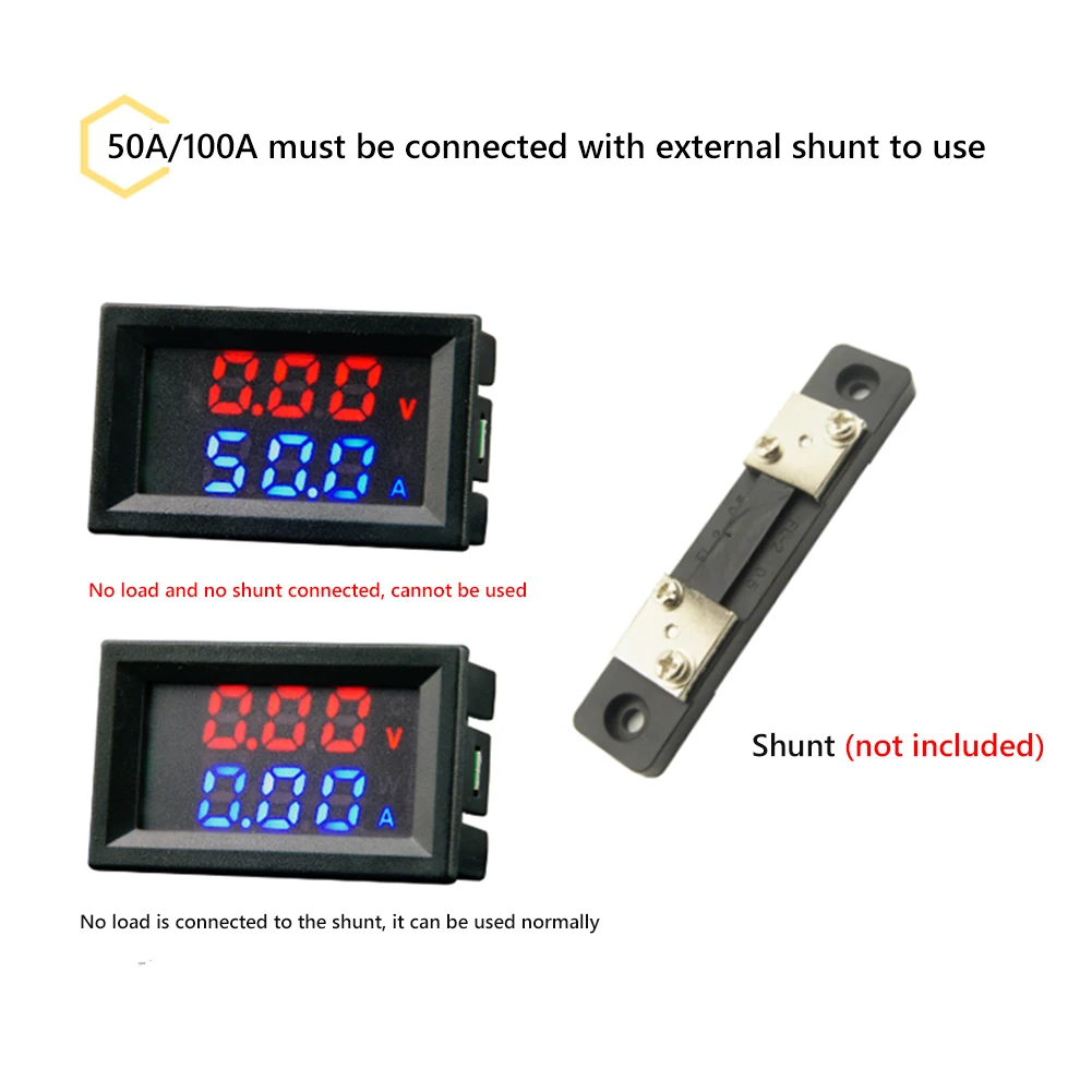 Digital Voltmeter with Color Display Multiple Measurement Ranges for Voltage Current and Power CE Certified for Electronics