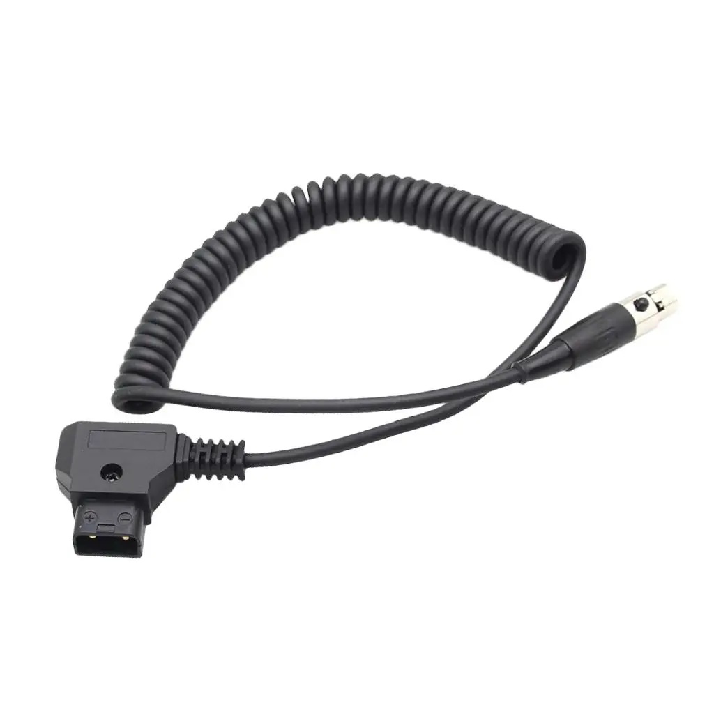 ABS Dtap to 4pin XLR Cord Mini XLR Power Cable Adapter for Camera Monitor Studio Application