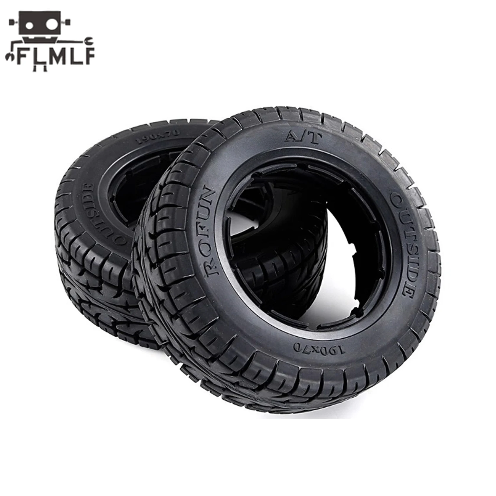 Rc Auto Vorne Hinten Rad Reifen Haut oder Innenschaum 2 Stück für 1/5 Losi 5ive-t Rofun Rovan LT King Motor X2 LKW-Teile