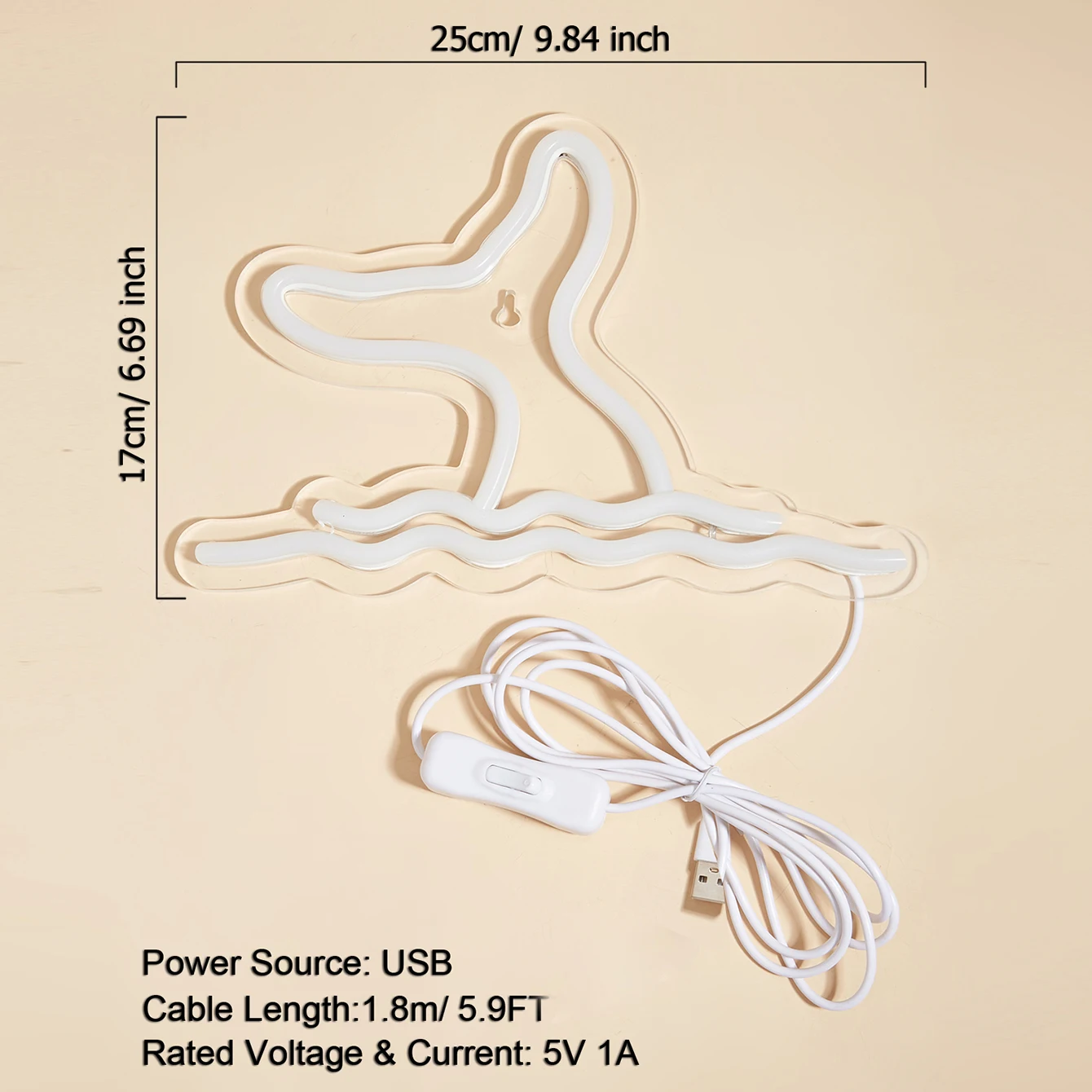 인어 LED 네온 사인, USB 전원 네온 사인, 야간 조명, 3D 벽 아트 및 게임 룸, 침실 거실 장식 램프 표지판, Chi-buy