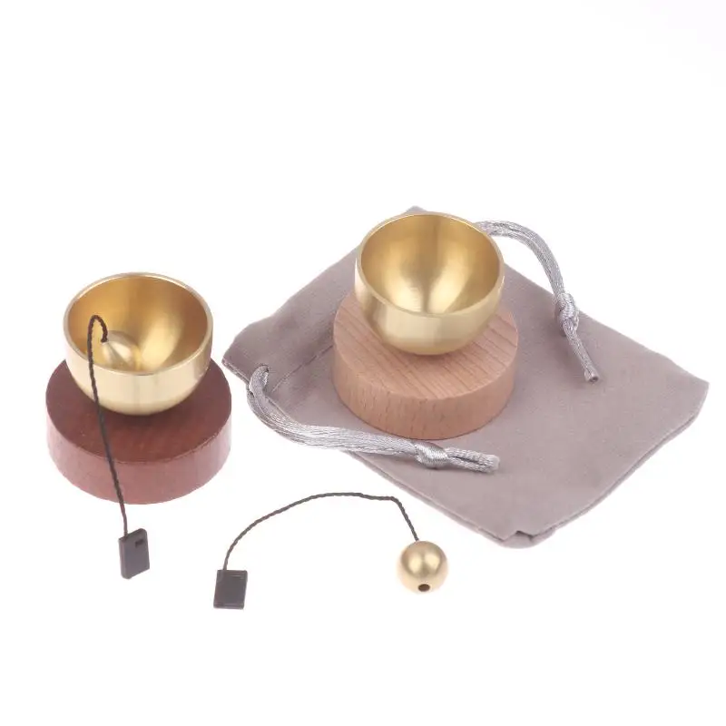 Mini Singing Bowl Set Portable Mini Meditation Sound Bowl For Yoga Meditation Chakra Self-Regulation Decompression Relaxation