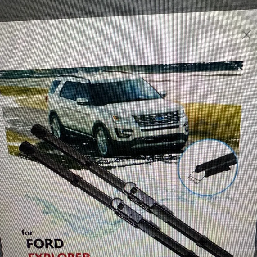 

Дворники для Ford Explorer 2011-2019, 26 дюймов + 22 дюйма, тип «ласточкин хвост»