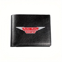 Wallet Austin Healey 3000 MkII classic car badge logo graphic design Business Mens Casual Elegant Simple Practical Quality Walle