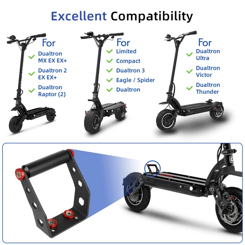 

Rear Bracket Handle Kit Scooter Modified Accessories BlackJAS