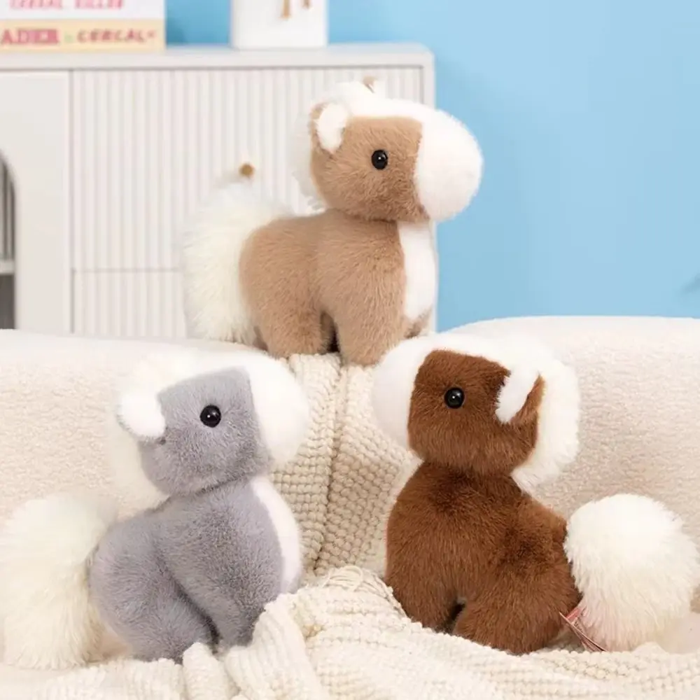 

Standing Simulation Pony Plush Toy Long-Haired PP Cotton Animal Horse Plush Doll Soft Simulation Horse Stuffed Toy