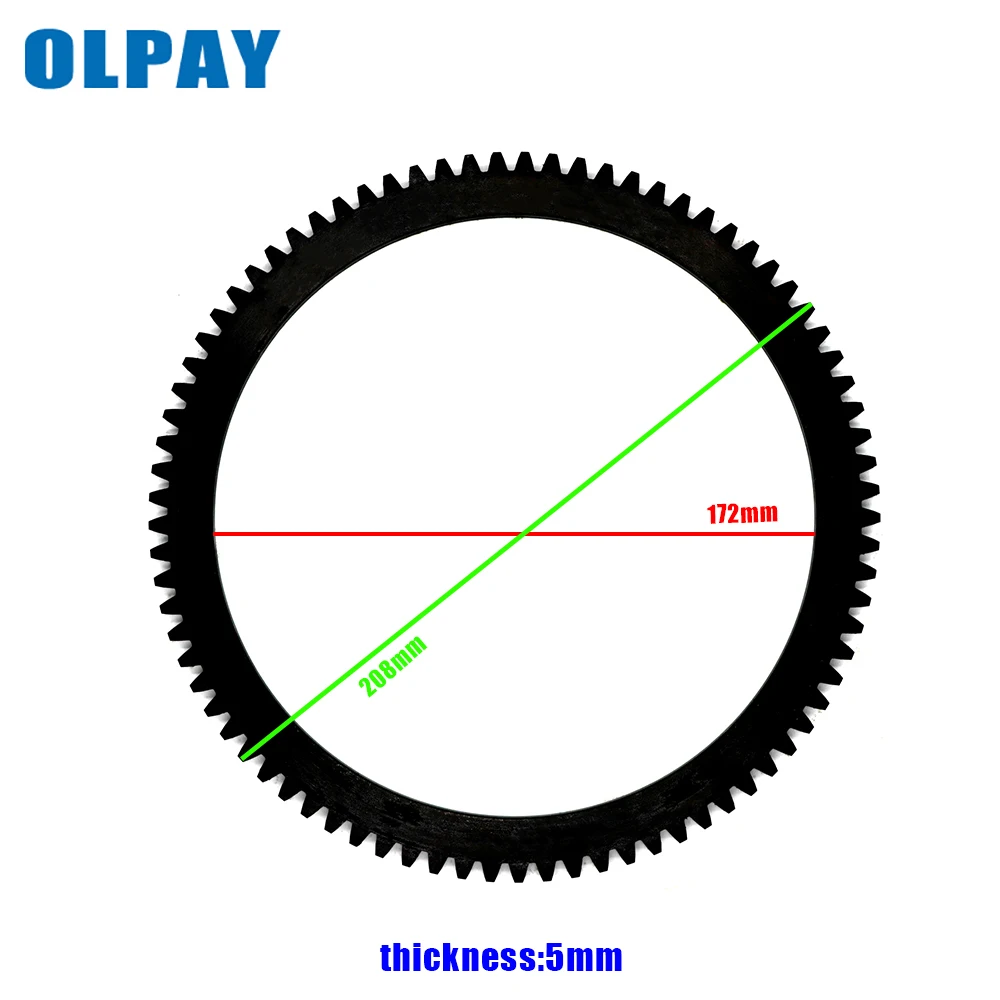 66M-85550 Flywheel Crown Gear Ring For YAMAHA Boat Engine 4 Stroke F15 F20; 66M-85550-10; Ring For Parsun PAF15-07070100W 172-20