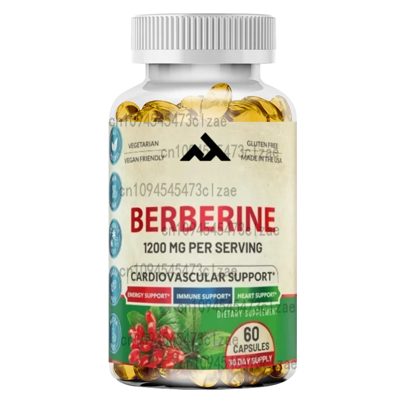 

Herbal Health Capsules Support Heart and Cardiovascular Health, Aid Digestion, Promote Metabolism, 60 Capsules