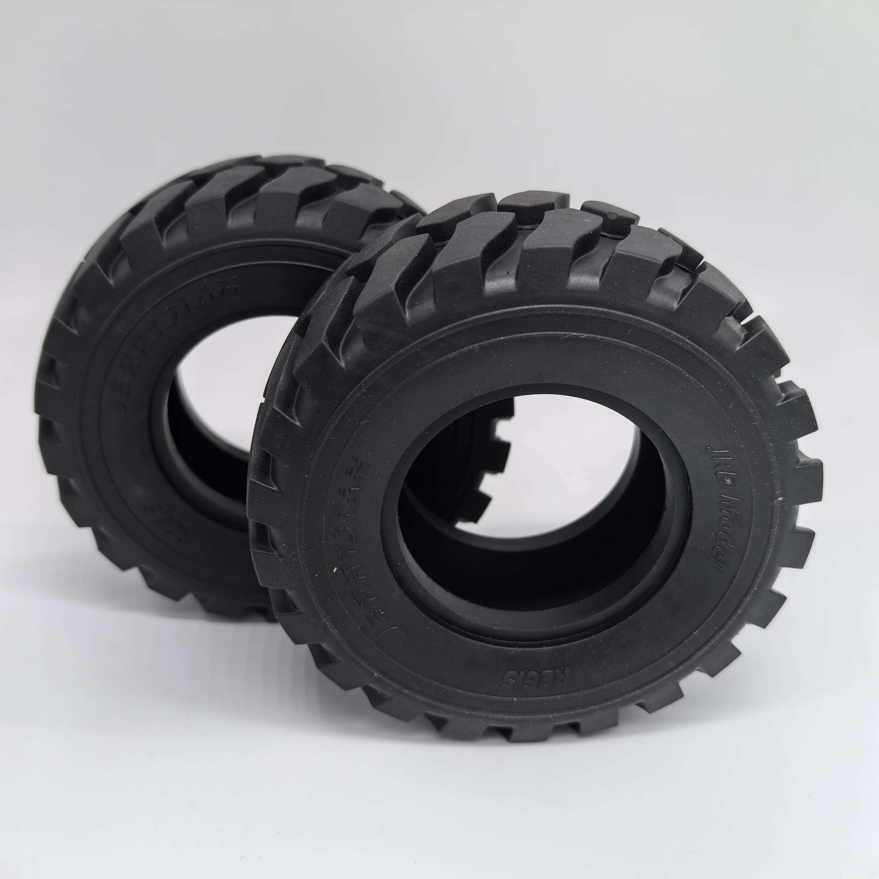 

Jerrydian 1 Pair Diameter 45mm Height Wheel Rubber Tyres 110mm for Remote Control Toys 1/15 Hydraulic Loader Rc Car Accessories