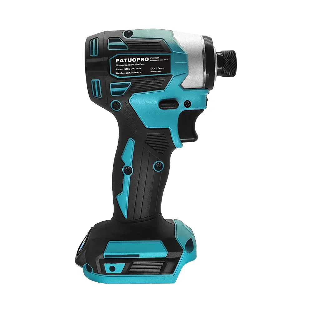 Imagem -02 - Hex Brushless Chave de Fenda Elétrica 5-velocidade sem Fio Drill Driver Ferramentas Elétricas para Makita 18v Bateria 4