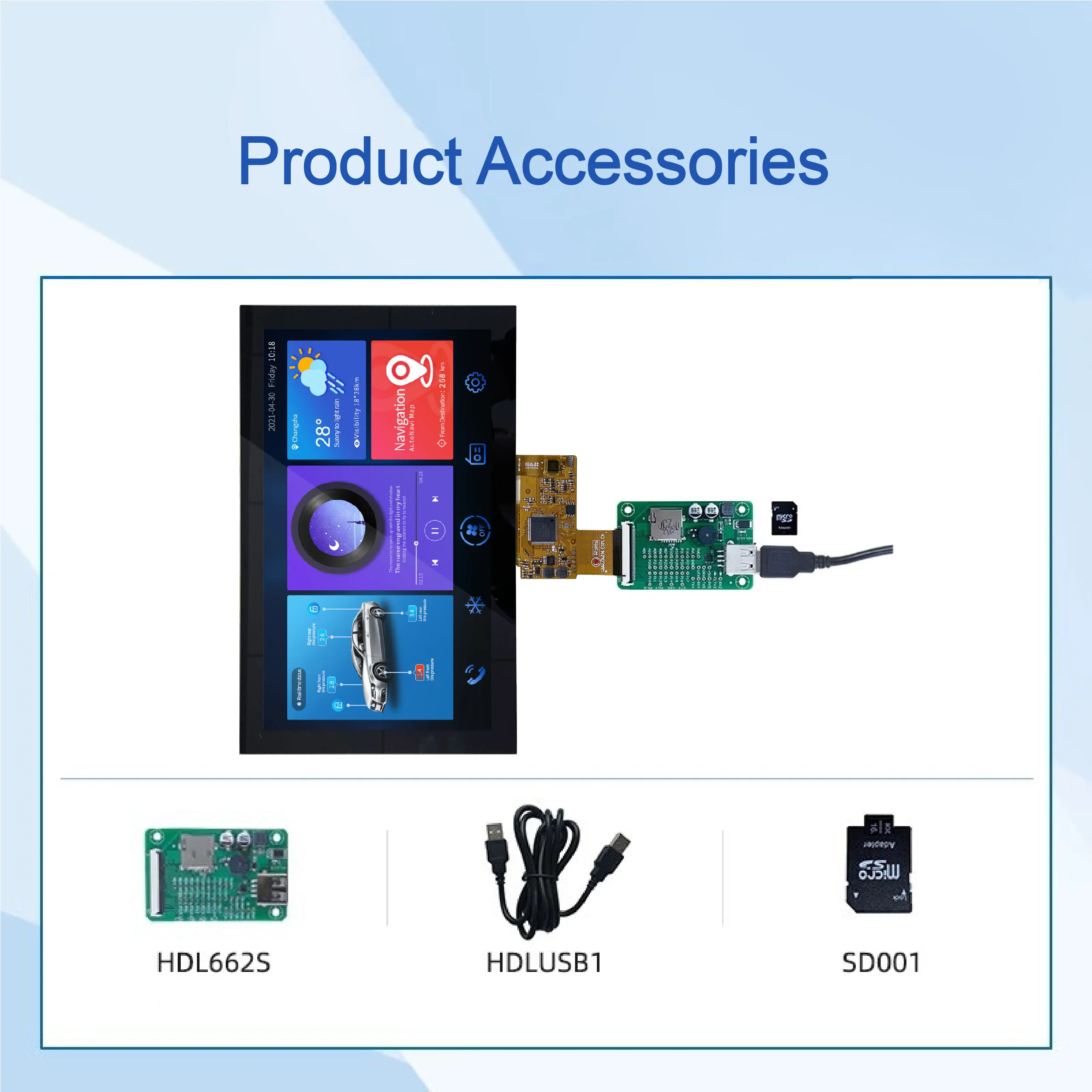 DWIN – Structure COF 10.1 pouces, résolution 1024*600 Pixels, 16.7M couleurs, IPS-TFT-LCD